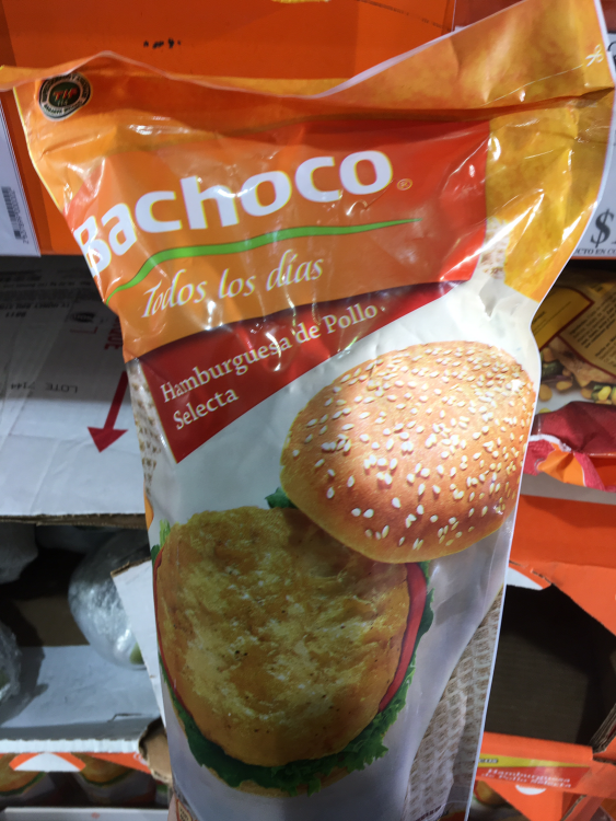 Bachoco Frozen Chicken Burgers from Costco La Cocina
